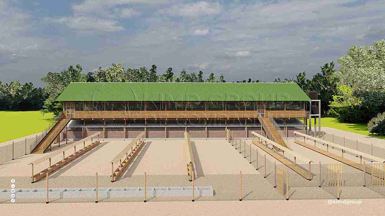 500 goats and 500 local birds structure - Kimd Group of Companies Shop